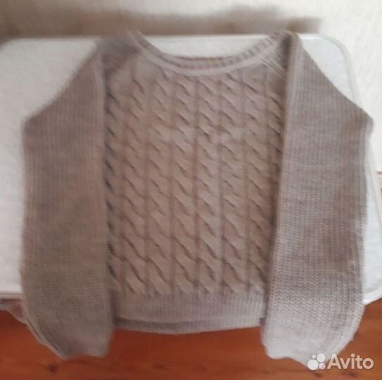 Теплый костюм с юбкой 44-46