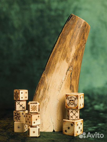 Зарики(кубики) из бивня мамонта