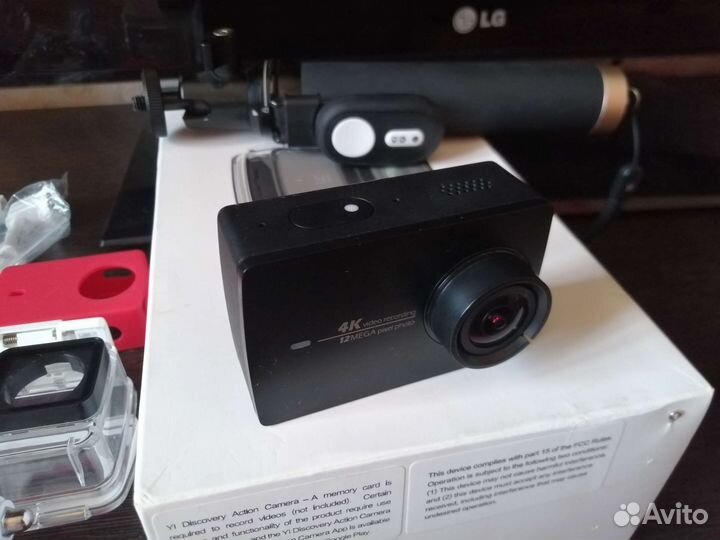 Экшн-камера YI 4K Action Camera, 12мп