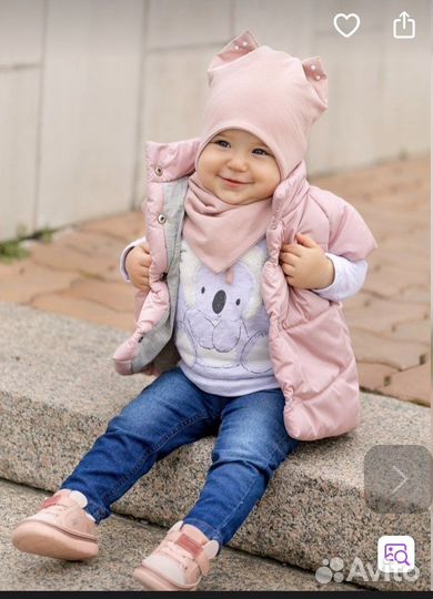 Шапка 40-42 р. весна-осень + снуд-манишка