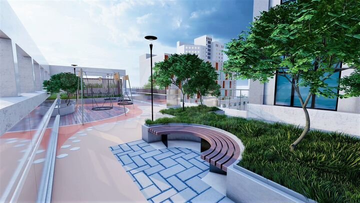 3-к. апартаменты, 70,2 м², 7/33 эт.