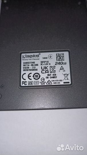Ssd kingston 240gb