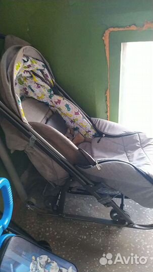 Санки коляска с колесами