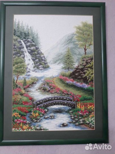 Вышивка, счётный крест