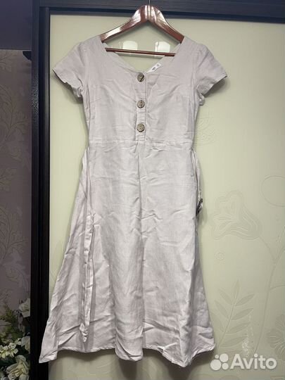 Платье женское лён