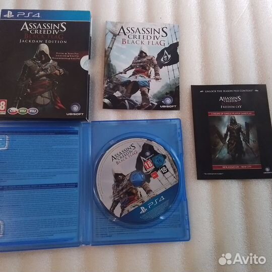 Assassins creed black flag ps4 в хорошем состоянии