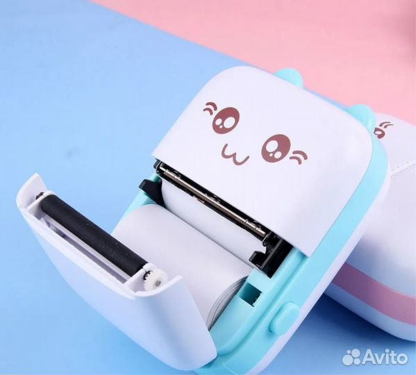 Мини принтер для чеков, наклеек, фотографий, беспр