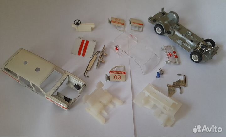 Модель СССР 1 43 Волга газ 24-02 на запчасти