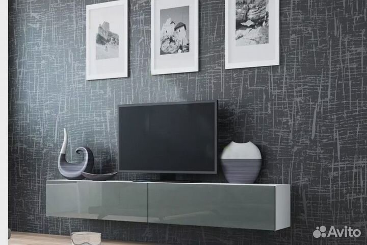 Тумба тв Модерн Виго мдф глянец подвесная