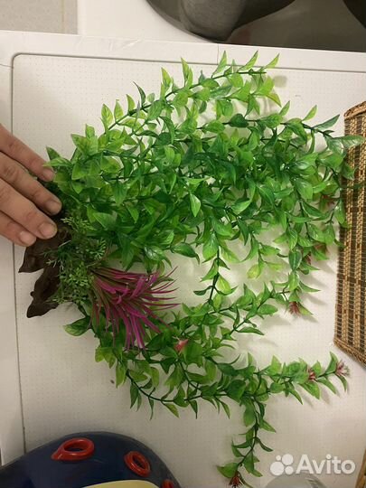 Искусственные растания для аквариума