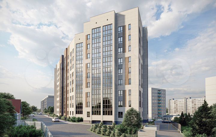 2-к. квартира, 61,4 м², 9/9 эт.