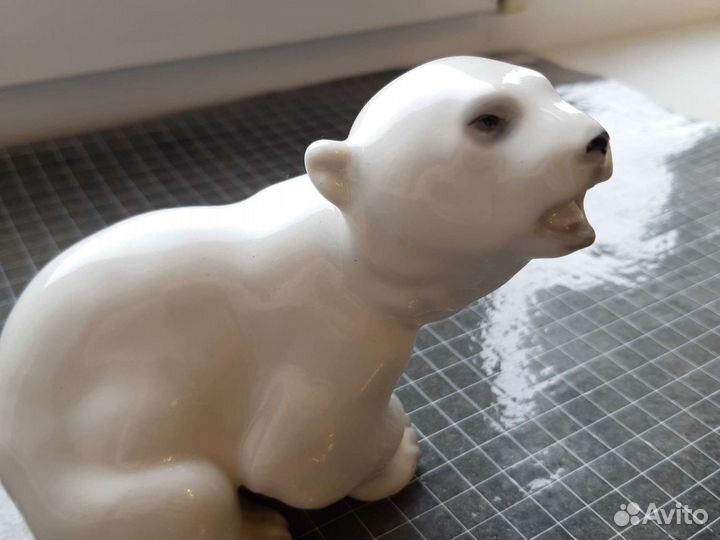 Медведь фарфор лфз СССР 60 годы