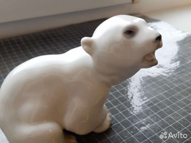 Медведь фарфор лфз СССР 60 годы