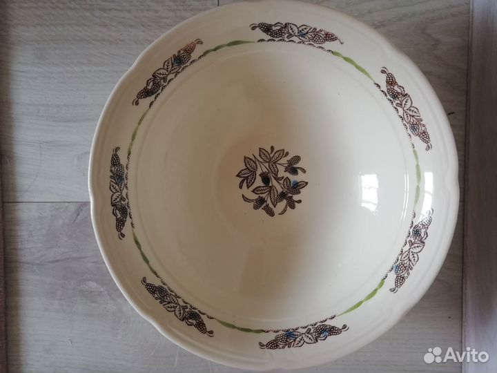 Тарелка салатник зик Конаково ежевика СССР