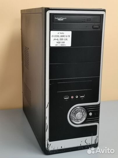Системный блок i5-3330 ddr3 8gb ssd 128gb hdd 500g