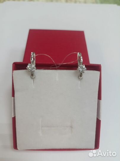 Серебряные серьги (арт 113467) Л101Б