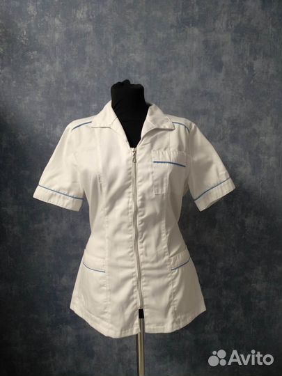 Медицинский белый халат размер М