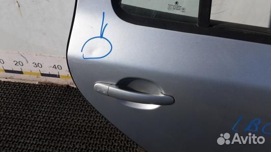 Дверь задняя правая skoda octavia A5 (LBG09FT01)