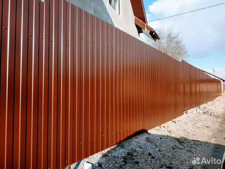 Забор из профнастила