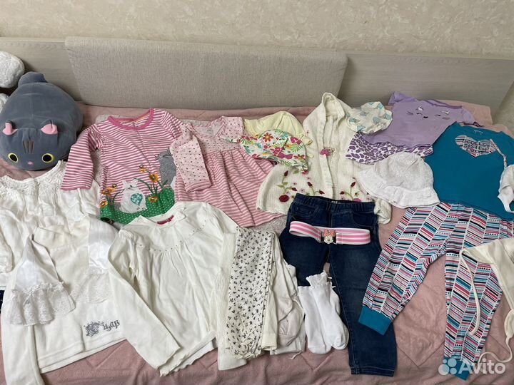 Детские вещи пакетом на девочку 92