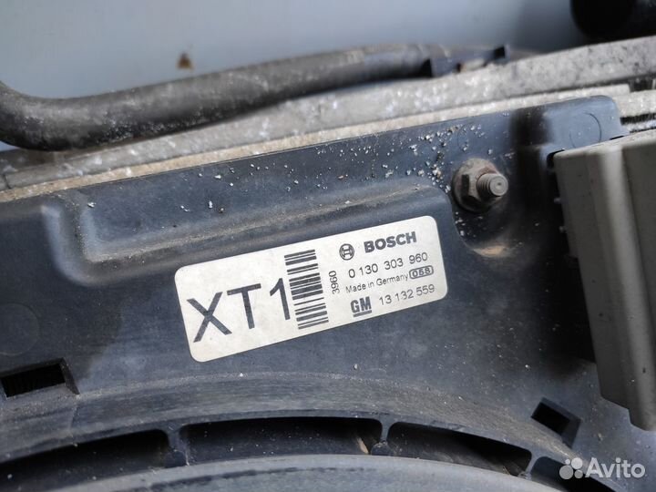 Кассета радиаторов Z17DTR Z17DTJ Astra H Zafira B