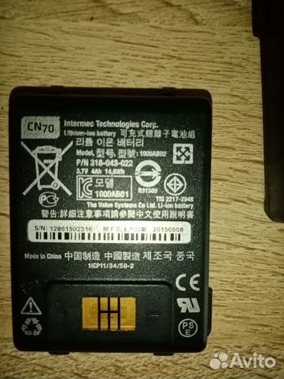 Аккумулятор для тсд Intermec CN70
