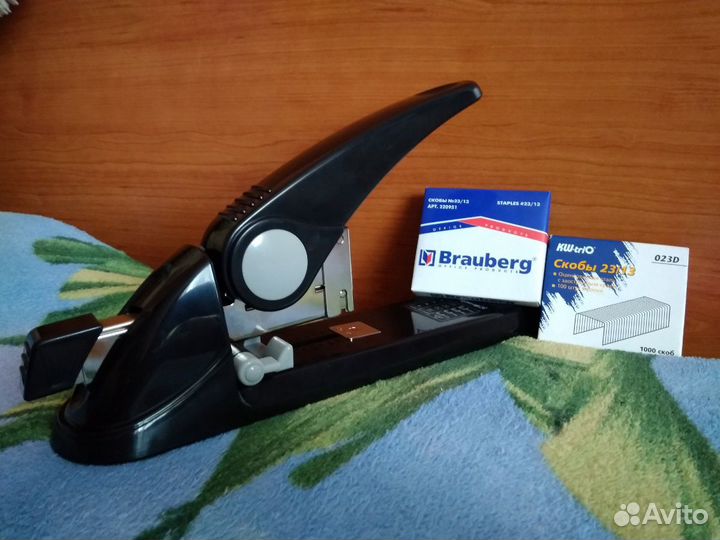 Степлер brauberg 80 листов + скобы