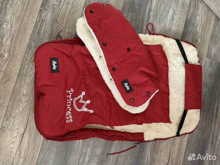 Меховой конверт и слитная муфта Markus