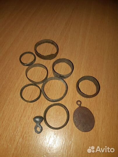 Кольца старые копанина