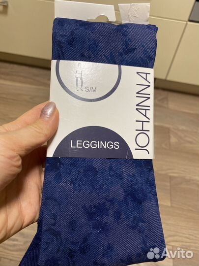 Легинсы лосина раз S/M синего цвета Johanina