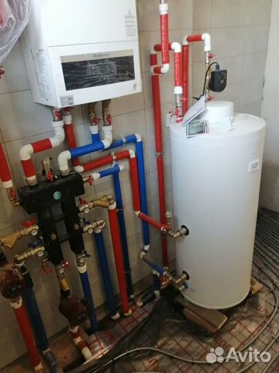 Монтаж отопления, теплых полов частный мастер