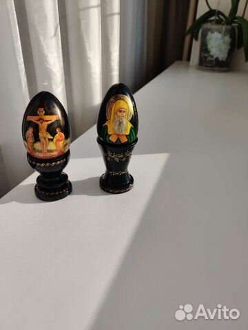 Яйцо пасхальное ручная работа 2 шт