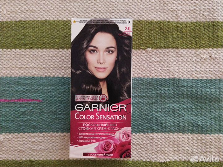 Краска для волос Garnier тон 2 чёрный