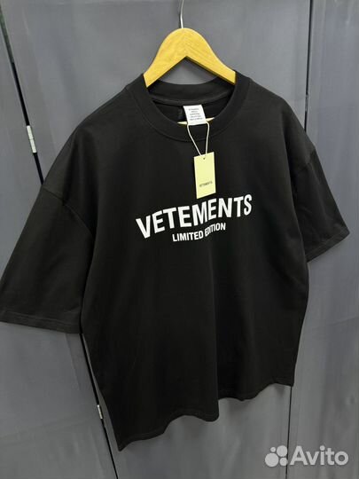 Футболка оверсайз vetements (новинка 2025)