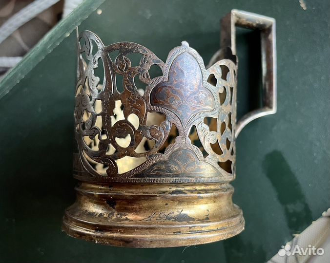 Подстаканник серебряный