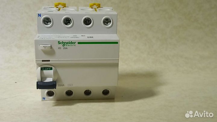 Schneider Electric A9R41425 IID 4P 25A 30mA AC