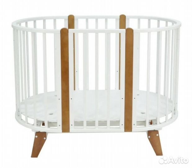 Овальная кроватка маятник и матрасы