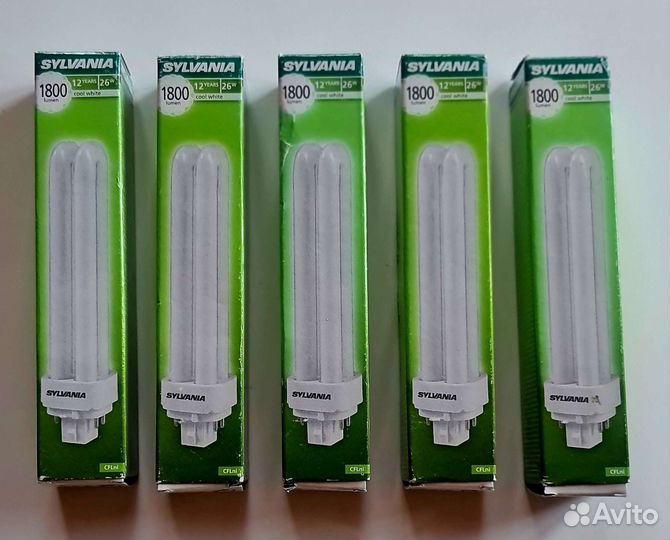 Люминесцентные лампы 9W, 13W, 26W
