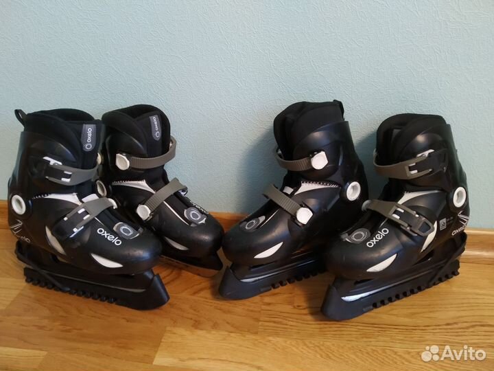 Коньки раздвижные 34-36