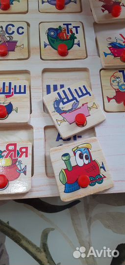 Деревянный алфавит