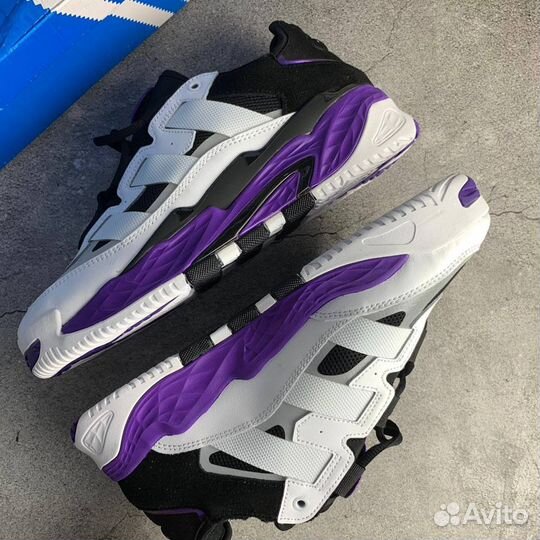 Кроссовки Adidas Niteball White Purple (36-45)