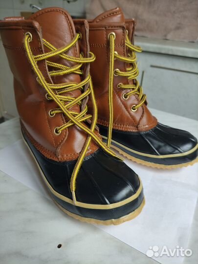 Ботинки, лягушки, 34,5 (22) осень-зима