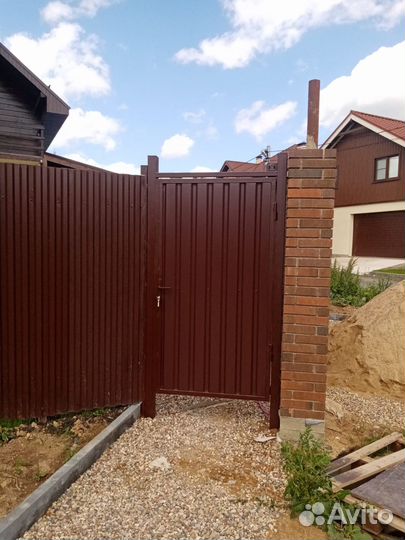 Откатные ворота под ключ с доставкой и установкой