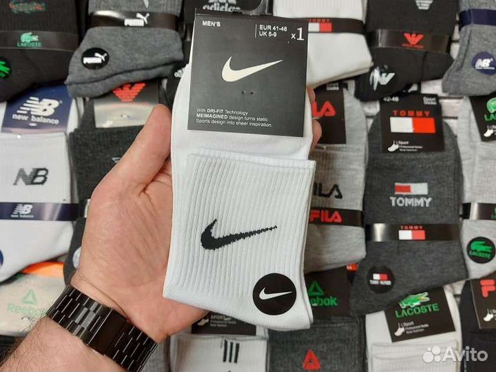 Носки Nike Adidas Puma Reebok