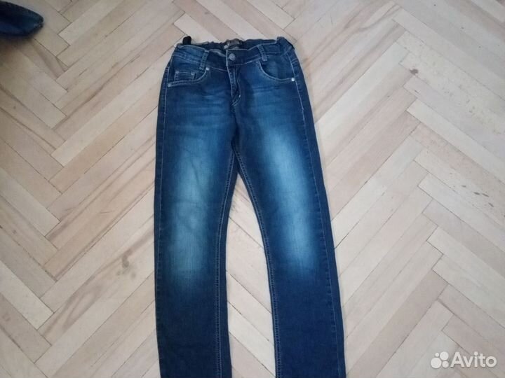 Брюки, джинсы 10-12 лет. Пакетом
