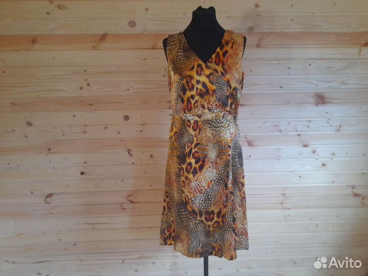 Платье макси Hauber натуральный шелк 46 р