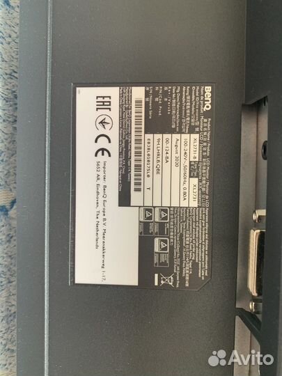 Игровой монитор 1080p benq XL2731 144hz 1ms TN