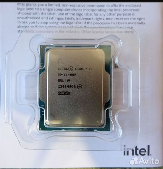 Процессор intel core i5 12400f i5-12400f