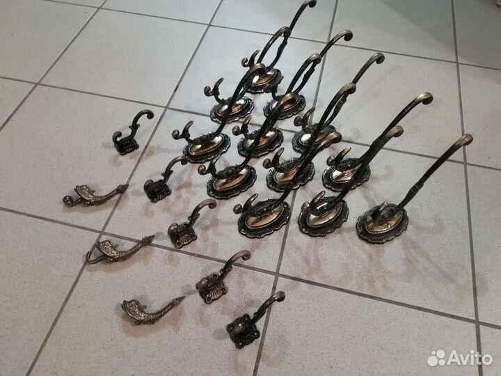 Крючок вешалка латунь СССР