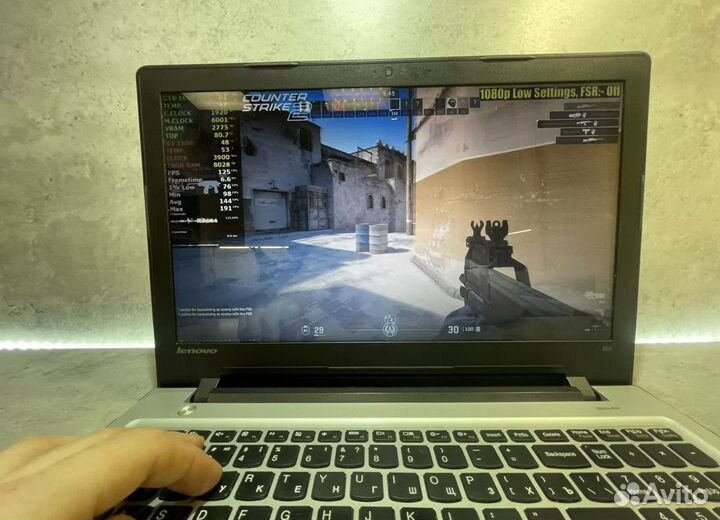 Бюджетный ноутбук для игр Lenovo / GTX / SSD